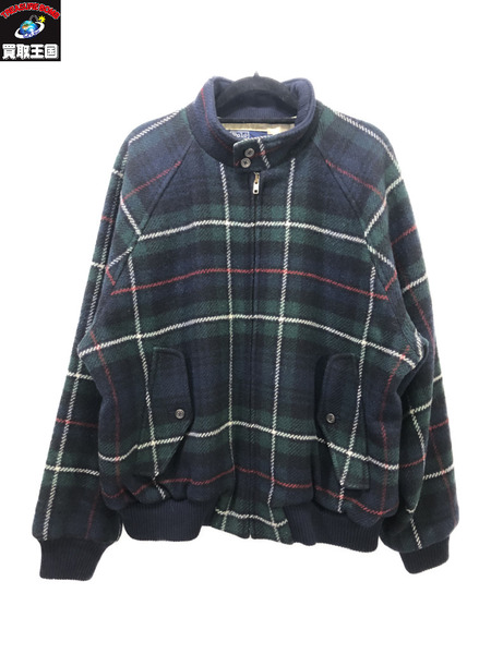 POLO RALPH LAUREN チェックウールジャケット L 