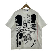 JUNYA WATANABE COMME des GARCONS/SSプリントTEE/L/ホワイト