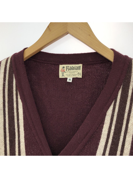 RADIALL 00s Radiall Burgundy cardigan/M