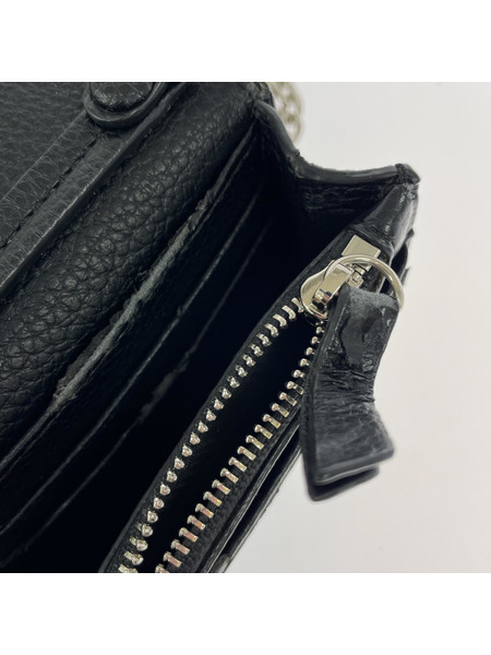 MAISON MARGIELA 小銭入レ・コインケース チェーンウォレット ブラック[値下]