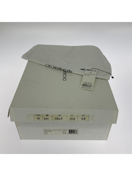 Calvin Klein ブーツ メタルトゥサイドゴアブーツ 43 ブラック