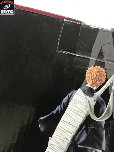 一番くじ ジャンプその他 ラストワン賞 黒崎一護 虚 MASTERLISE　ﾃｰﾌﾟ二度貼り