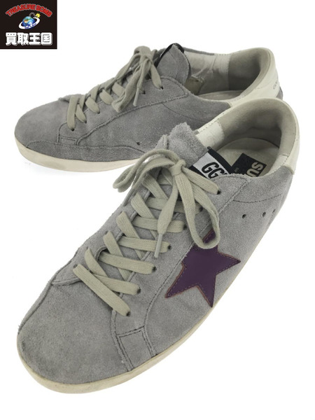 GOLDEN GOOSE SUPER STAR USED加工スウェードスニーカー 灰[値下]