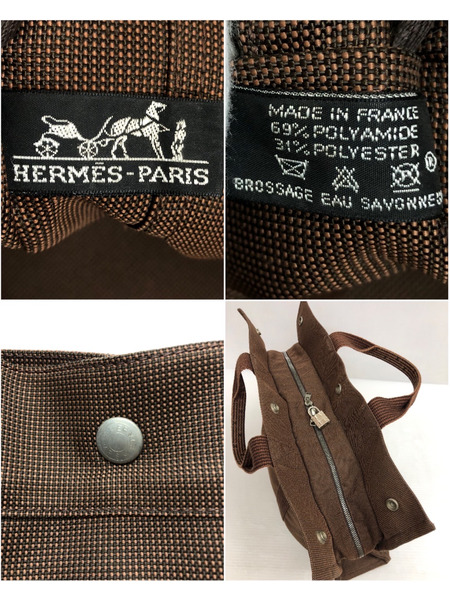 HERMES エールライン トートバッグ