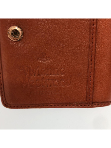 Vivienne Westwood ネイティブ型押 ガマ口2ツ折リ財布 ORN