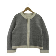 SUNSEA 2014 ノーカラージャケット グレー SIZE:2