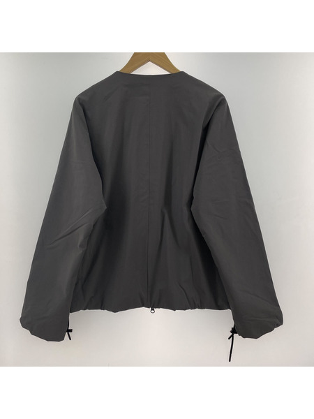 FUMITO GANRYU ventilation no collar jacket 2 グレー