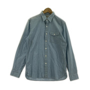 RRL 長袖シャツ RRL&CO ストライプシャツ ブルー S