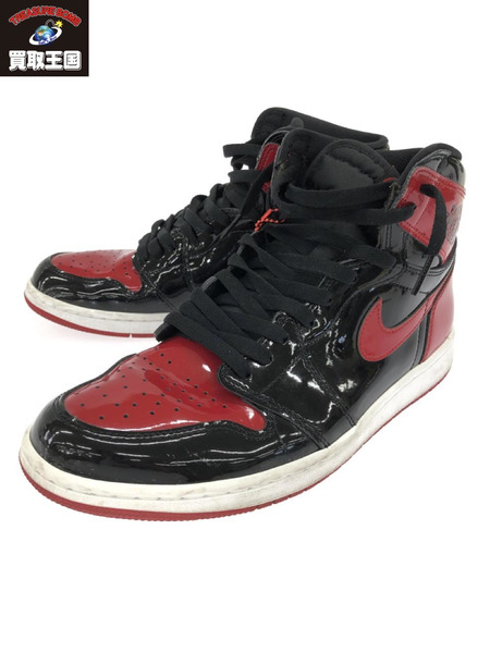 NIKE AIR JORDAN1 PATENT BRED 29.0cm 555088-063[値下]｜商品番号 ...