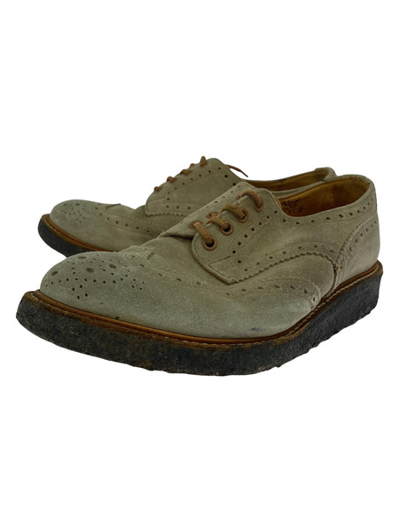 Tricker's シューズ スエードウィングチップシューズ