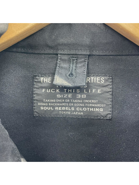 WACKO MARIA ジャケット M-65 スター柄 ミリタリージャケット 黒 38