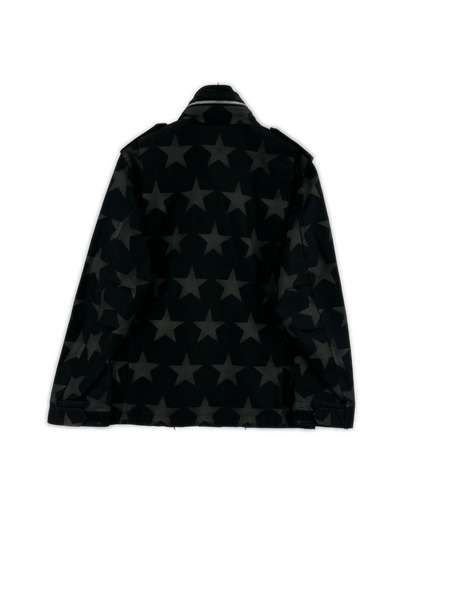 WACKO MARIA ジャケット M-65 スター柄 ミリタリージャケット 黒 38