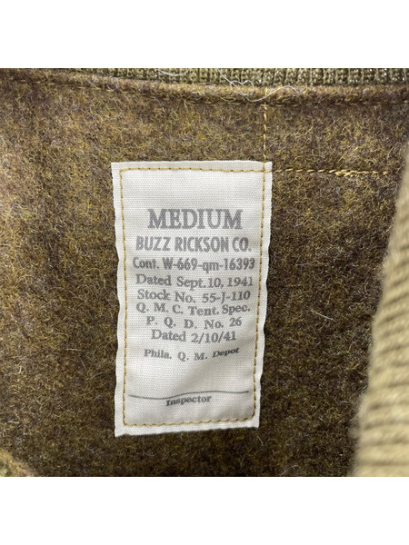 Buzz Rickson's  TANKERS PATCH POCKET 2nd ARMOR DIVISION