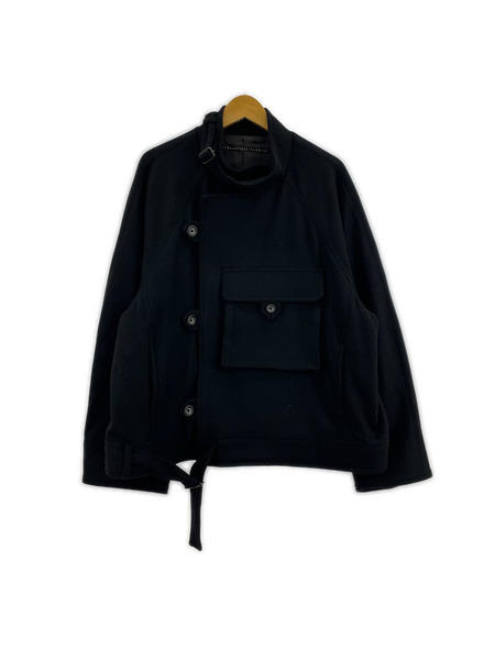 my beautiful land let ジャケット MELTON FABRIC MOTORCYCLE JACKET