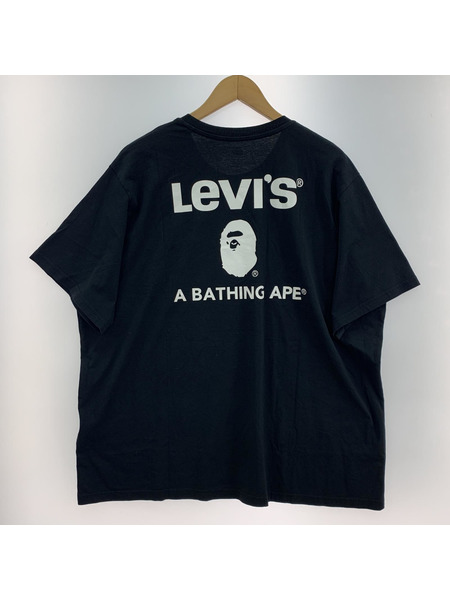 A BATHING APE/Levis/Tシャツ（XL)