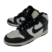 NIKE W DUNK HIGH BLACK AND WHITE/27.5