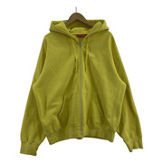 Supreme パーカー（ジップアップ） Small Box Zip Up Hooded 黄 M