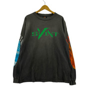 SAINT MICHAEL 長袖Tシャツ・カットソー VL-LS TEE/SKULL/BLACK(L)