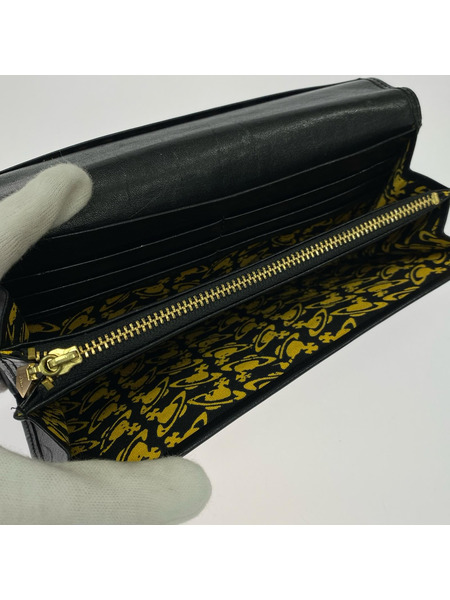 Vivienne Westwood 長財布 レザー ブラック