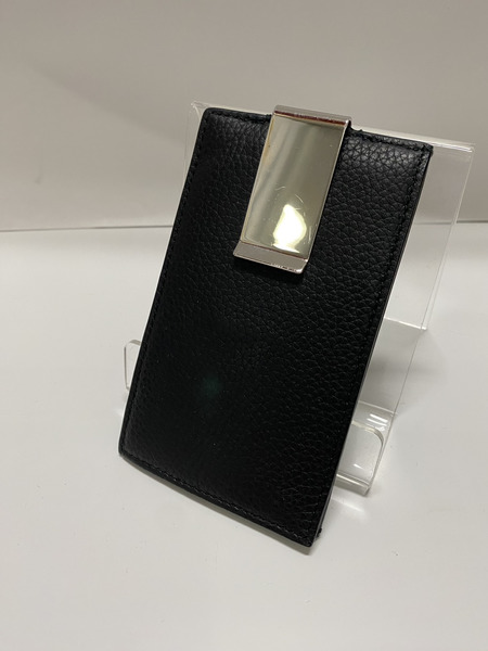 Dior マネークリップ付　カードケース　BLK ディオール　10-BO-0149