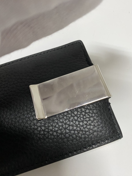 Dior マネークリップ付　カードケース　BLK ディオール　10-BO-0149