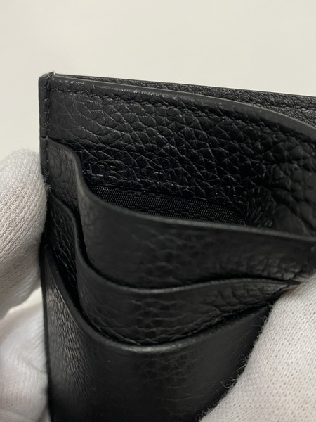 Dior マネークリップ付　カードケース　BLK ディオール　10-BO-0149
