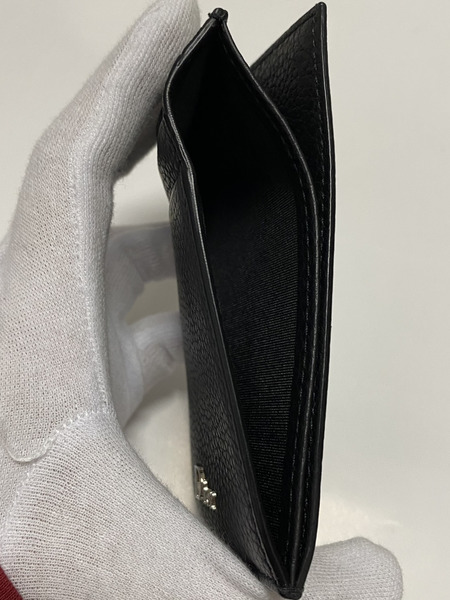 Dior マネークリップ付　カードケース　BLK ディオール　10-BO-0149