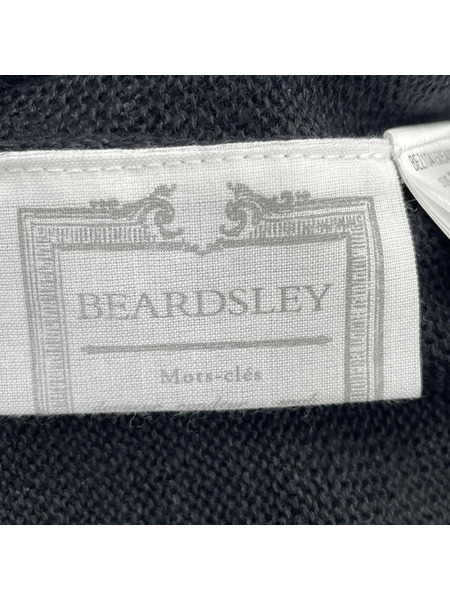 BEARDSLEY ニット・セーター リネンニットベスト 黒