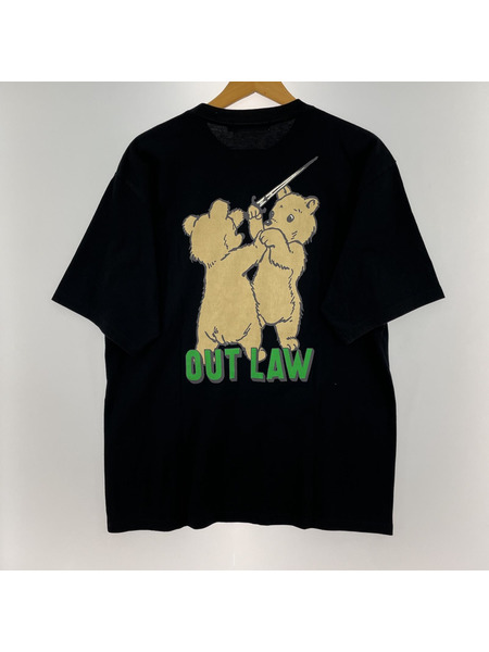 UNDERCOVER/OUT LAW/Tシャツ/22SS/黒/3