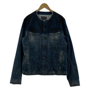 DIESEL ノーカラーデニムジャケット（XL）