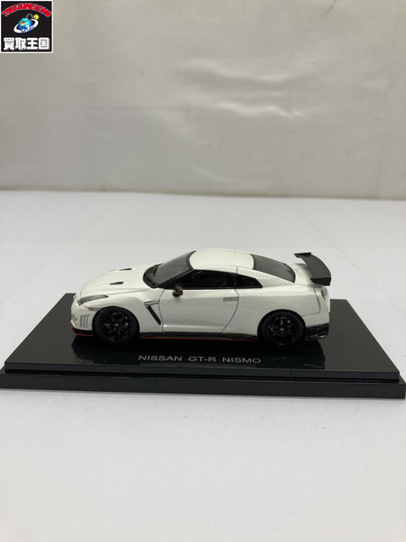 エブロ 日産GTR R35 ニスモ ホワイト 1/43