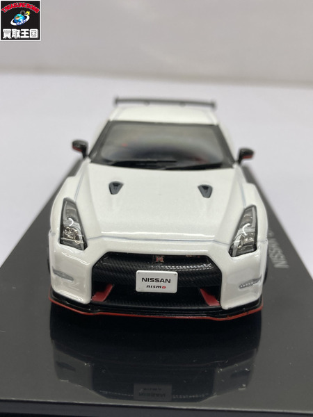 エブロ 日産GTR R35 ニスモ ホワイト 1/43