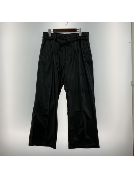 Toironier 2130002 VEGAN LEATHER PANTS 黒