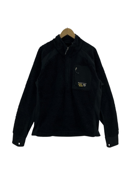 MOUNTAIN HARD WEAR ハーフジップフリース 黒 M