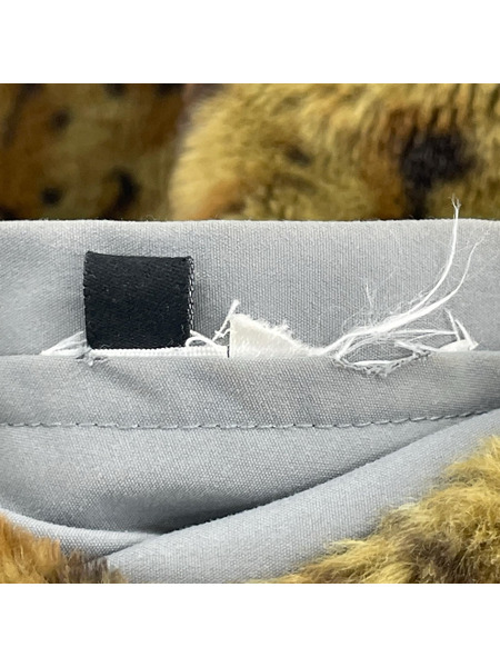 QUOLT ジャケット リバーシブルファージャケット/レオパード