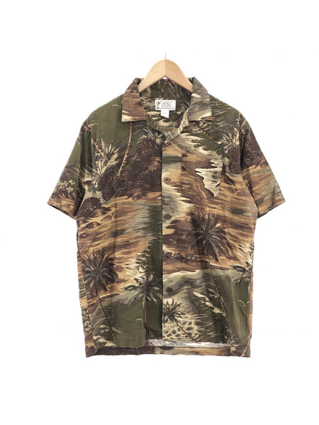 RRL Print Linen-Blend Camp Shirt (M)