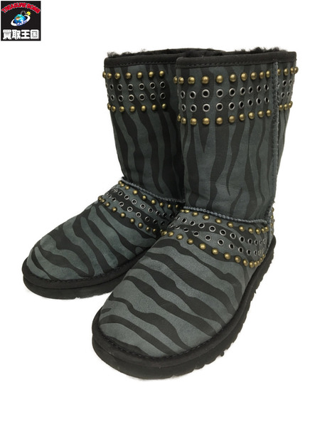 靴 JIMMY CHOO　UGG スタッズムートンブーツ (24.0)