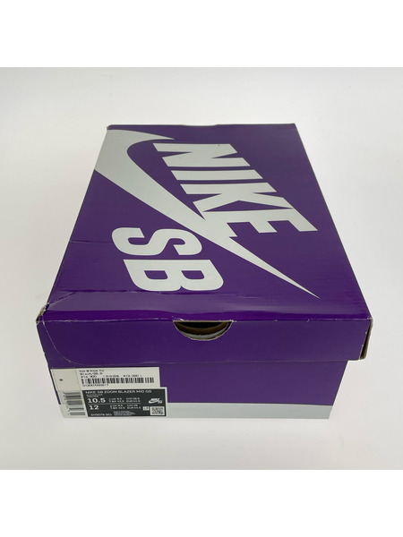 NIKE スニーカー SUPREME BLAZER MID US10.5 BLACK