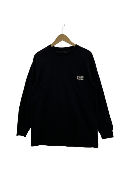 WACKO MARIA L/S ロゴTee ブラック