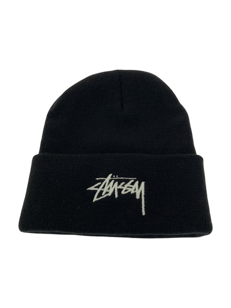 STUSSY/NIKE/Cuff Beanie/ビーニー/黑