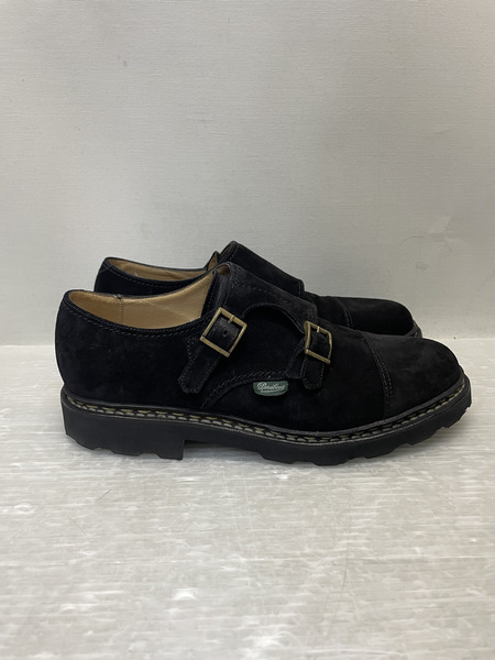 Paraboot WILLIAM MARCHE II ダブルモンクストラップシューズ 5.5 ブラック 981447