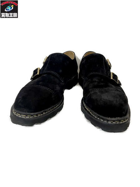 Paraboot WILLIAM MARCHE II ダブルモンクストラップシューズ 5.5 ブラック 981447