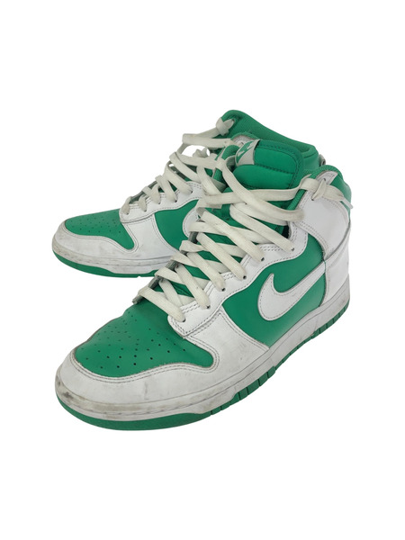 NIKE DUNK HIGH Green White size27.5 DV0829-300[値下]