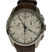 TISSOT GMT クロノグラフ 白文字盤 クォーツ腕時計