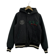 STUSSY 14aw フード ウールスタジャン sizeS