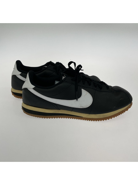 NIKE スニーカー CORTEZ レザーブラック (28.5)
