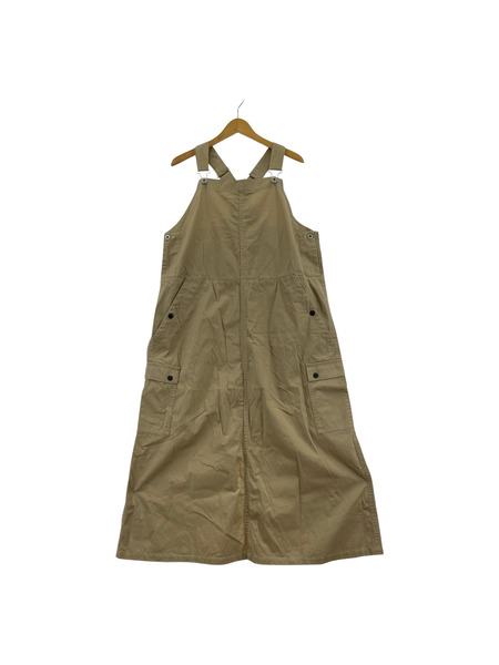 gomme ノースリーブワンピース ジャンパースカート BEG[値下]