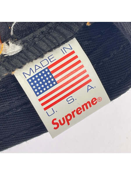 Supreme キャップ FUCK YOU 6パネル オレンジ