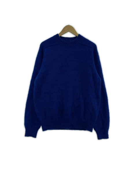 BATONER 22AW PURE MOHAIR CREW NECK モヘヤニット 2 ブルー BN-22FM-063