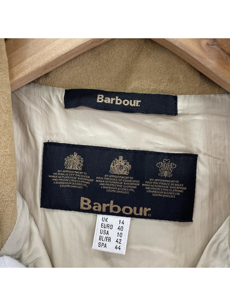 Barbour キルティングベスト ベージュ（40）